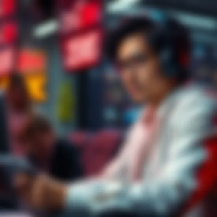 A focused player analyzing their game strategy while competing for the mayorship using Atlas Bucks