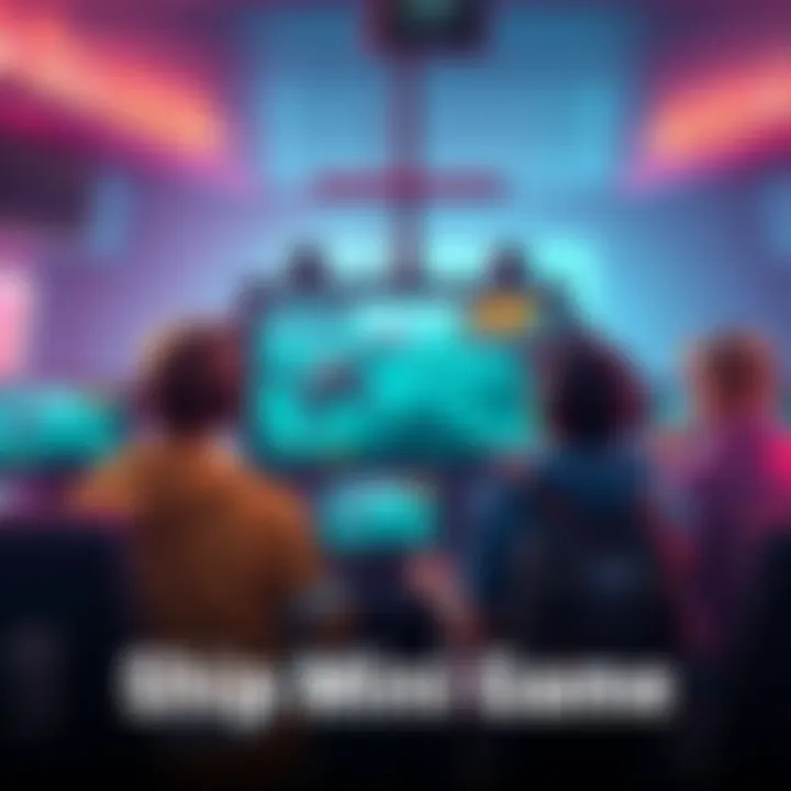 Group of players frustrated while playing a ship mini game, showing screens with ads and delays