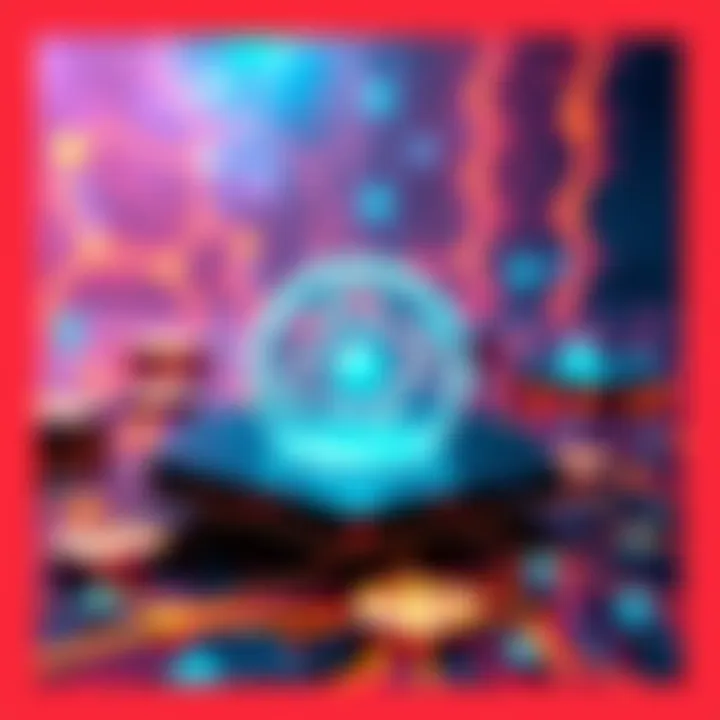 Visual representation of Polana merging Solana and Polkadot for high transaction speed