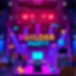 A vibrant graphic announcing the Polkadot Builder Party with colorful design elements representing innovation and technology