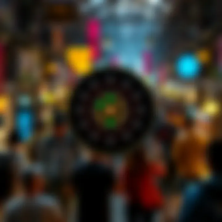 Polkadot Core Sale A Polkadot core asset being sold in a busy marketplace scene with people exchanging digital tokens.