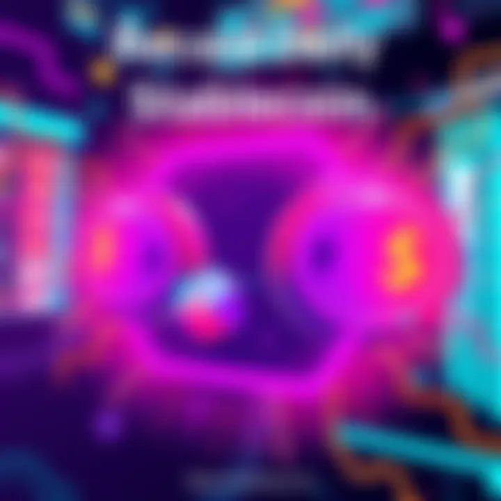 Illustration of a digital currency transaction showing stablecoins being transferred on the Polygon network