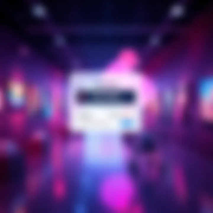 A digital art gallery with a checkout screen showing Polygon payment option for micro-transactions in art sales.