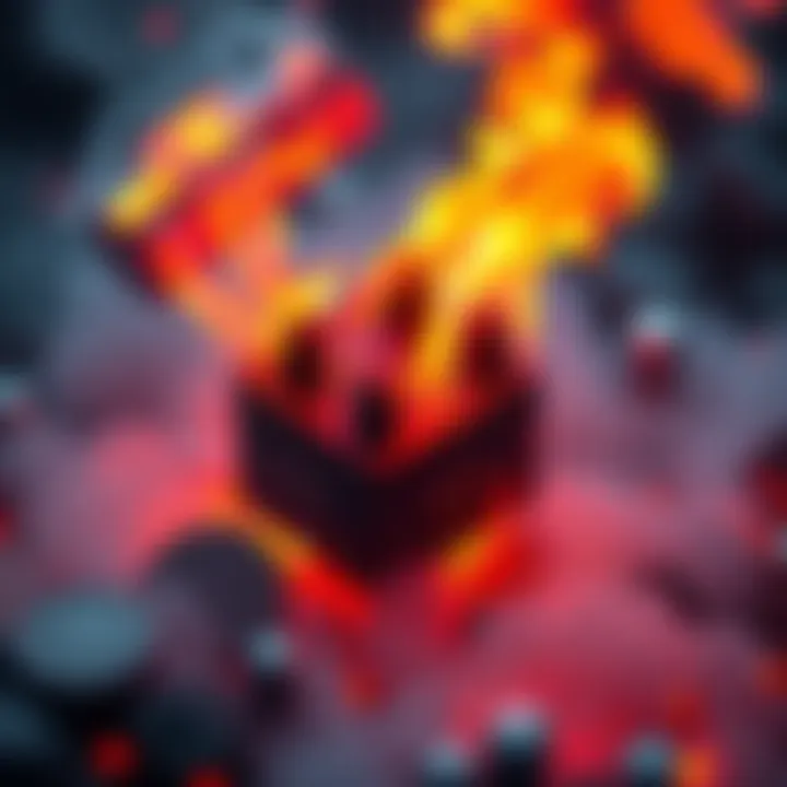 A graphic showing POL tokens burning, symbolizing the record burn event on January 5, 2025, with flames and tokens depicted.