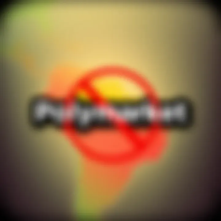 Polymarket logo with a background of a map showing Venezuela and the U.S. highlighting tensions