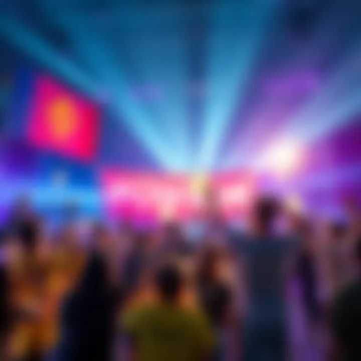 A group of people celebrating the success of the POWSCHE crypto project, showing banners and symbols of the project, reflecting community spirit and resilience.