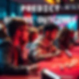 Participants engaging in a prediction contest with cash prizes