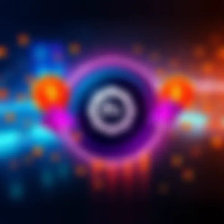 Graphic showing Presearch logo with tokens exchanging and arrows indicating a swap