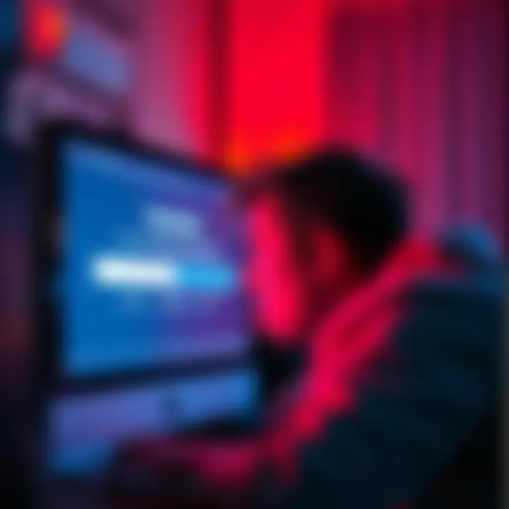 A person looking frustrated at a computer screen displaying a reset progress bar for a 90-day goal