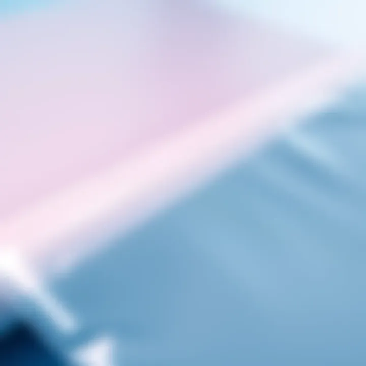 A close-up view of a protective white film applied on a surface, showing its texture and covering