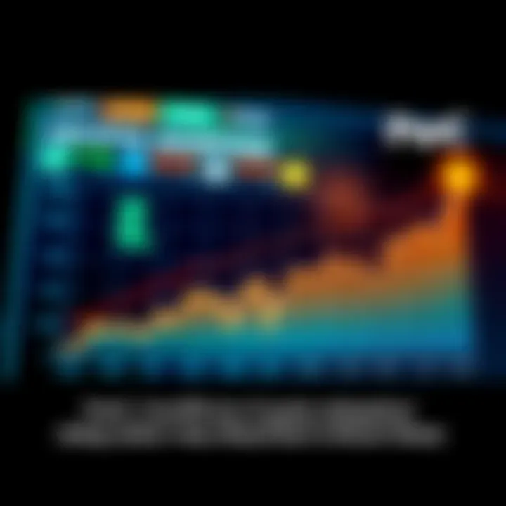A chart showing rising trends in cryptocurrency adoption, with the PwC logo in the corner