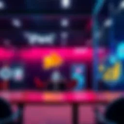 A PwC office with signs of cryptocurrency symbols and regulations in the background, showing growth in the crypto sector.