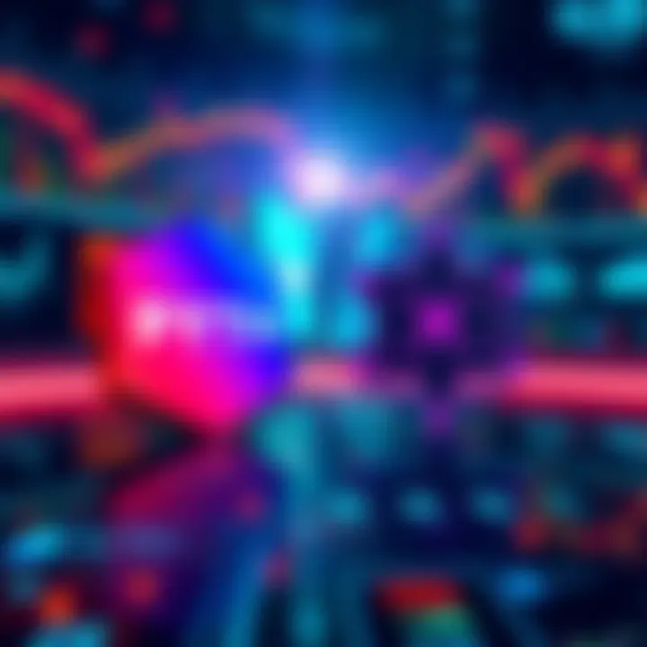 A digital illustration showing the Pyth Pro logo alongside the Cardano logo, symbolizing the launch of Pyth Pro on Cardano with vibrant colors and financial data visuals in the background.