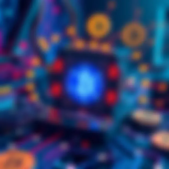 A graphic showing a quantum computer with Bitcoin symbols, highlighting the potential threat to Bitcoin's security.