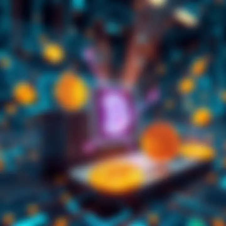 A digital illustration showing a quantum computer with Bitcoin symbols, highlighting the connection between quantum technology and cryptocurrency security risks.