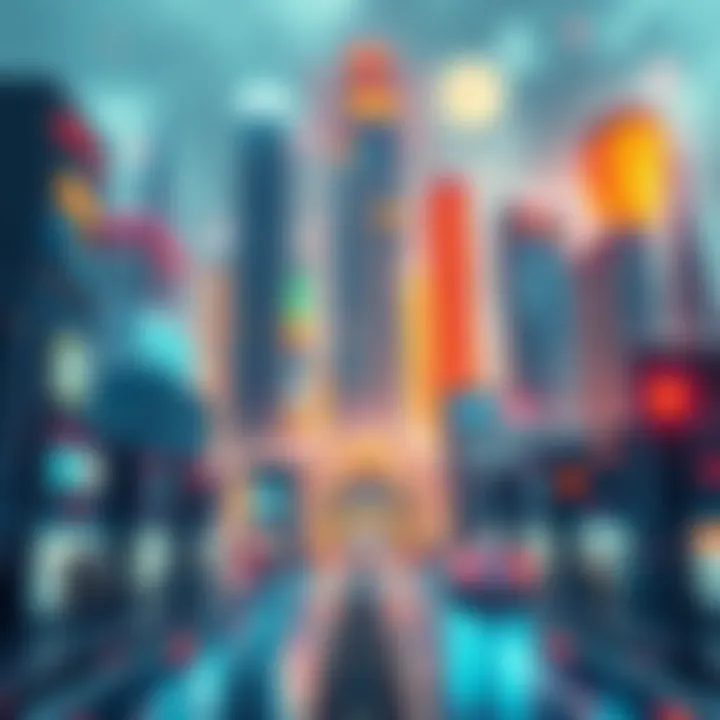 An illustration showing a futuristic city with advanced quantum technology, symbolizing readiness for a post-quantum world.