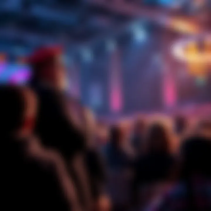 Ray Youssef, known as 'The War Chief', giving a speech during the MoneroTopia26 Conference as attendees watch.