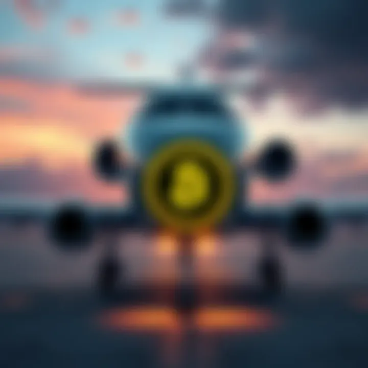 A private jet ready for takeoff with a Crypto.com logo displayed, representing the new payment method for charter flights