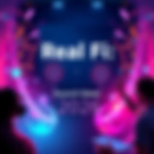 Graphic showing the launch date of the RealFi app in 2026, with excitement and technology elements.
