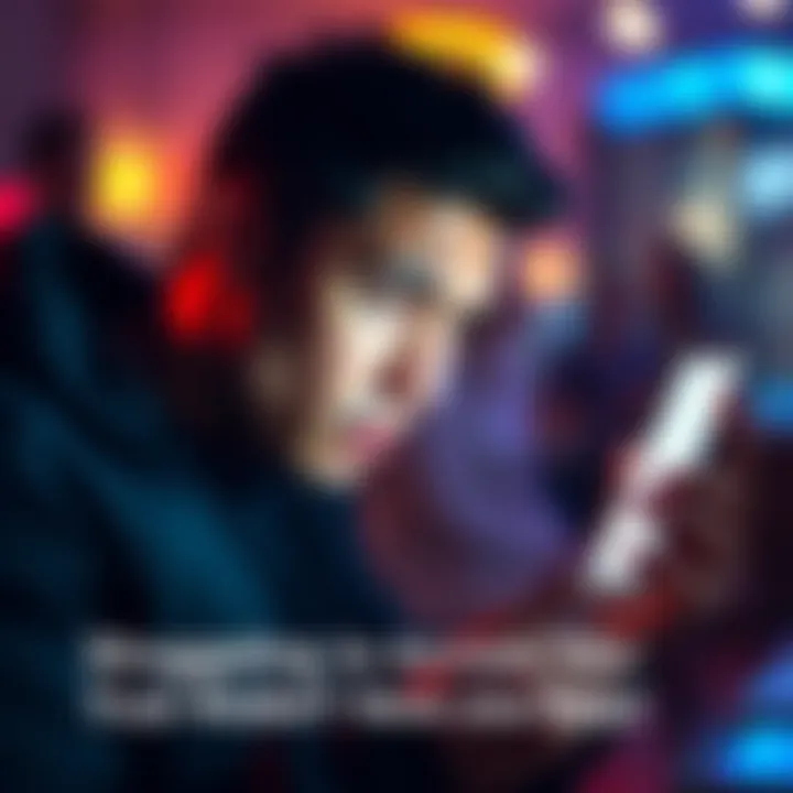 Person looking at a smartphone with a worried expression, trying to recall their Trust wallet recovery phrase