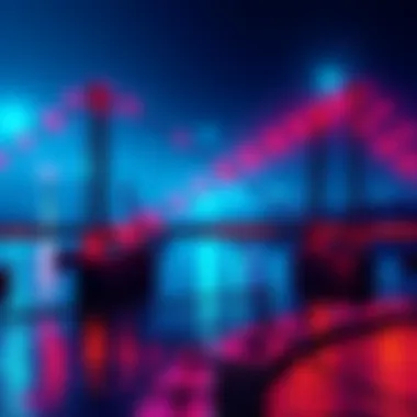 A visual representation of a cross-chain bridge connecting different blockchain networks, symbolizing trust and security in transactions.