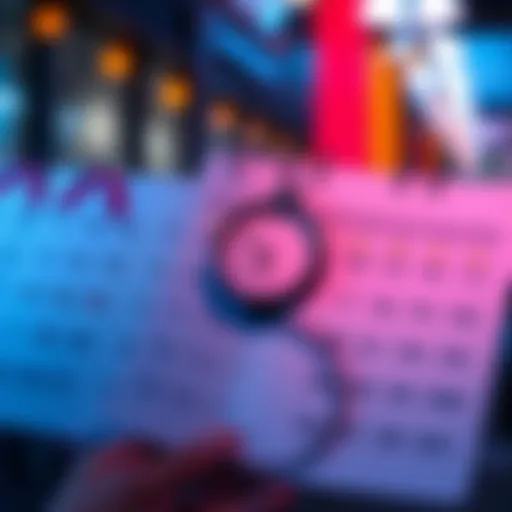 A graphic showing calendar pages marked with transaction dates and a clock, illustrating the concept of remittance execution dates in JSON data.