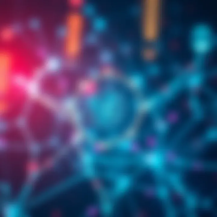 A visual representation of decentralized finance with interconnected smart contracts and secure networks, symbolizing strength amidst challenges.