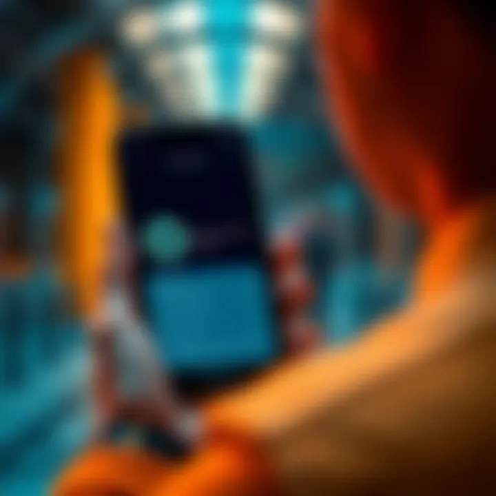 A person looking at a smartphone screen displaying Trust Wallet with Harmony ONE information