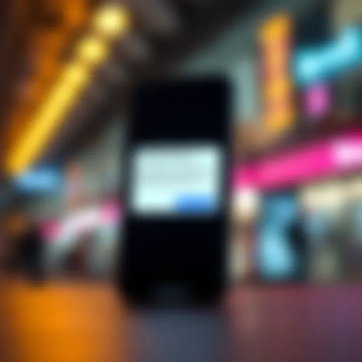 A smartphone displaying a Revolut balance notification after a purchase, highlighting possible privacy concerns.