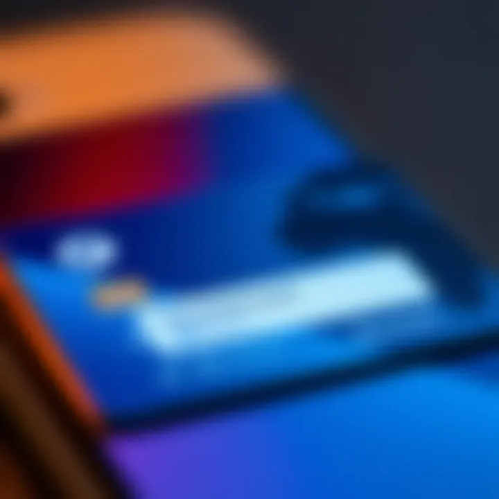 A close-up of a Revolut card with a message on a phone screen indicating declined payment due to an invalid issuer.