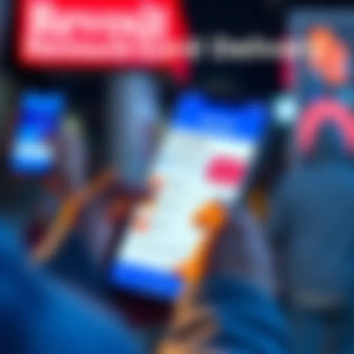 A person on a smartphone checking their Revolut app for card delivery options