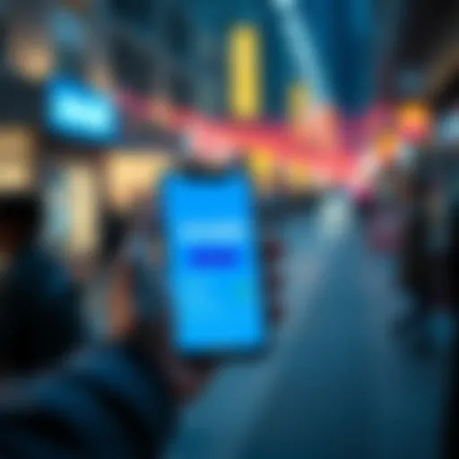 A person holding a smartphone displaying the Revolut app while considering a large currency exchange transaction