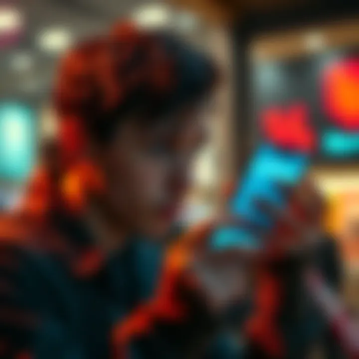A person looking confused while checking a smartphone with Revolut app open, showing complicated fee structures