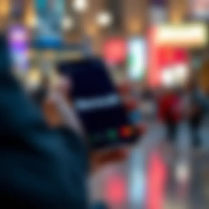 A person using the Revolut app on a smartphone with the Irish Independent logo visible on the screen