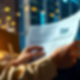 A person reviewing tax documents related to Revolut and its tax residency requirements