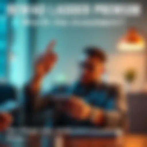 A person analyzing the benefits of the Reward Ladder Premium while holding a calculator and a notepad, contemplating their investment decision.