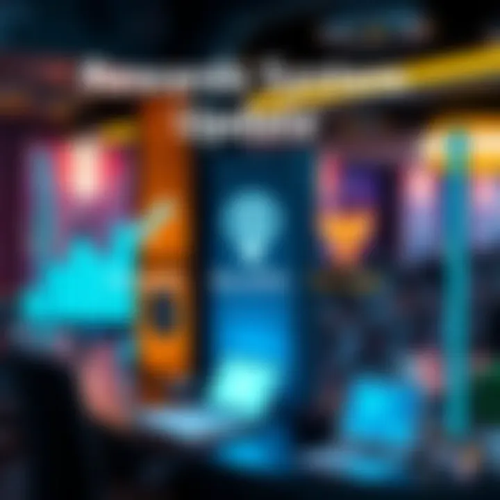 A graphic showing a rewards system with icons representing benefits and participation