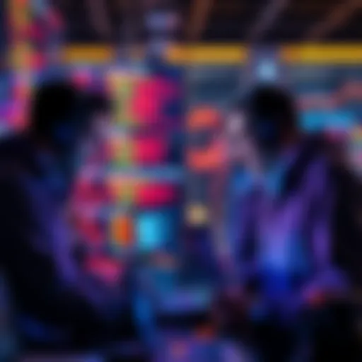 A team of engineers analyzing code on screens, detecting bugs in the XRP Ledger with AI tools