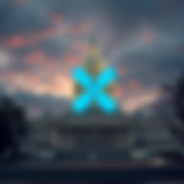 Ripple Trust Bank Approval Ripple logo with a federal building background symbolizing trust bank approval