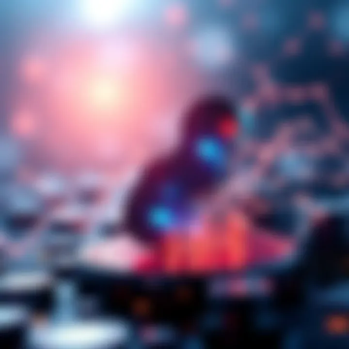 Ripple and XRP in Global Payments Visual representation of Ripple and XRP enhancing global payment systems with fast transactions