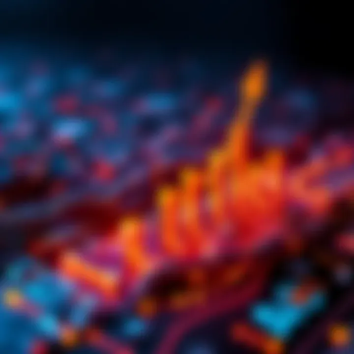 A graphic showing the growth of daily transactions on a blockchain, with upward arrows illustrating increasing numbers, symbolizing user engagement.