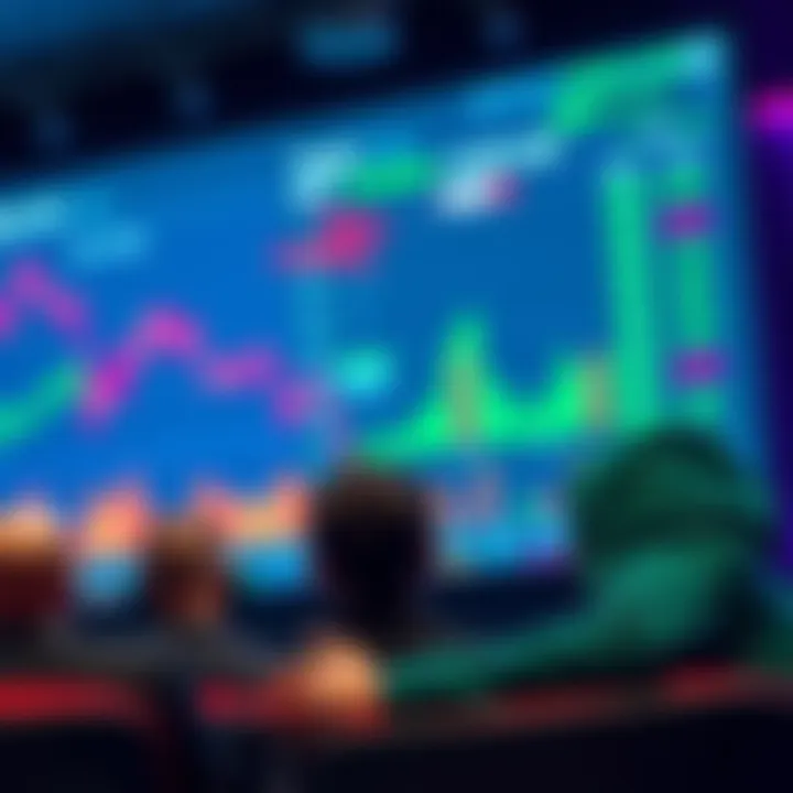 A Robinhood executive discussing how tokenization is making investments easier for all, with a presentation slide in the background showing financial data.