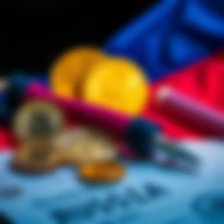 Russia's New Crypto Law Announcement A visual representation of cryptocurrency symbols and Russian legal documents, symbolizing the legalization of crypto in Russia.