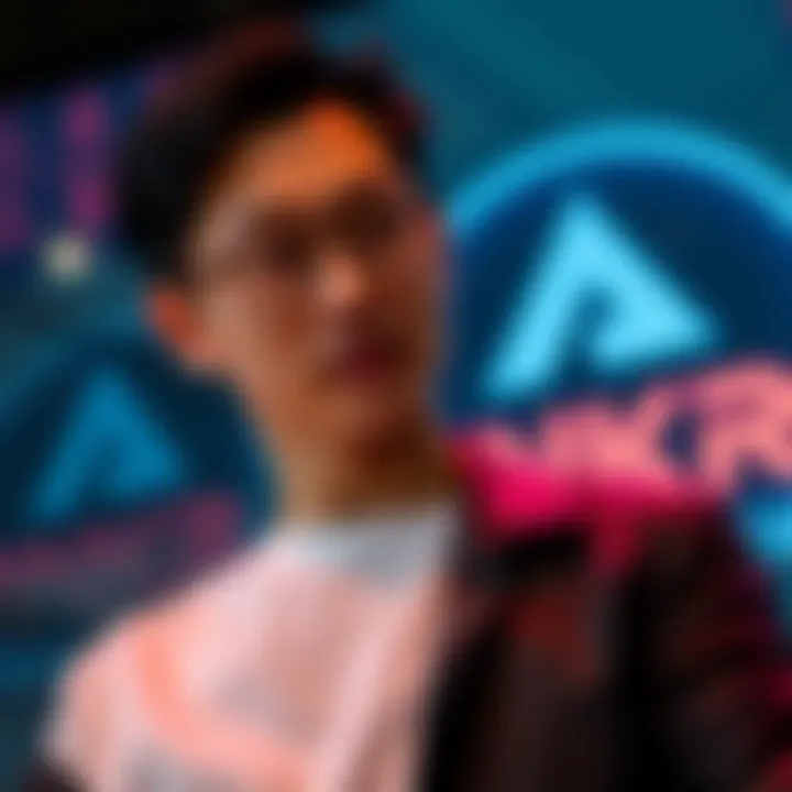 Co-Founder Ryan Fang discussing his role with ANKR, featuring the ANKR logo in the background