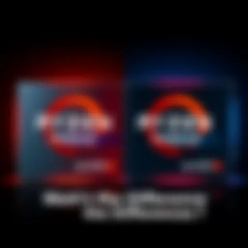 Side-by-side view of Ryzen 9 7945HX and Ryzen 9 7940HX processors with technical specifications