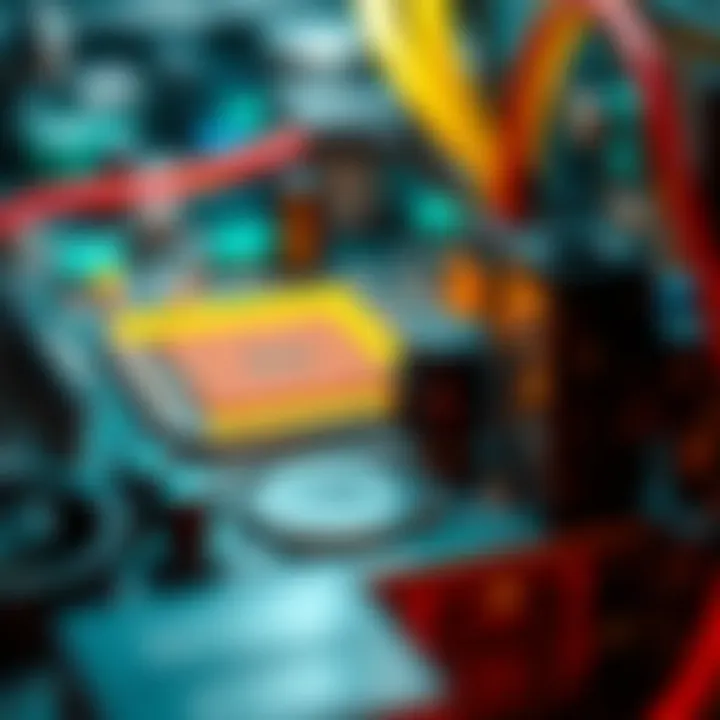 A close-up of an S19 miner showing the control board after a 110V conversion and board swap