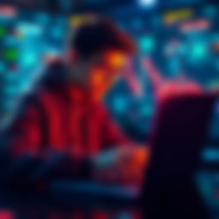 A beginner exploring different crypto exchange options on a laptop with a secure lock symbol