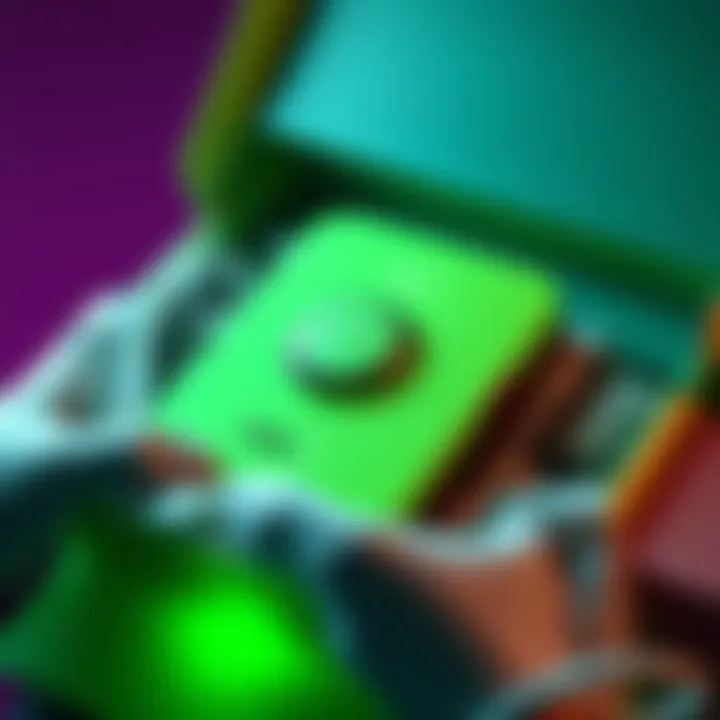 Unboxing of the Safe 7 Obsidian Green device, showcasing its sleek green design and packaging materials.