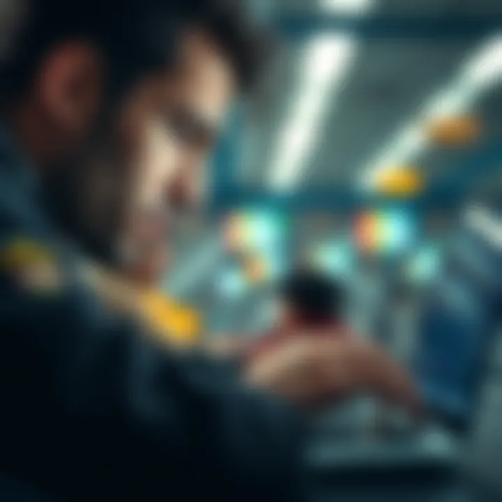 A close-up of a person carefully transferring digital assets on a laptop with a worried expression, emphasizing caution in online transactions.