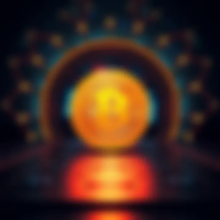 A snapshot of the second Bitcoin logo created by Satoshi Nakamoto in 2010, showcasing its unique design.